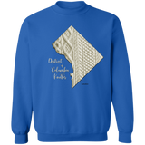 District of Columbia Knitter Crewneck Pullover Sweatshirt