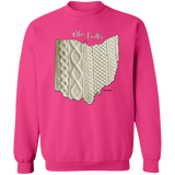 Ohio Knitter Crewneck Pullover Sweatshirt