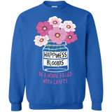 Happiness Blooms with Crafts Crewneck Sweatshirts - Crafter4Life - 8