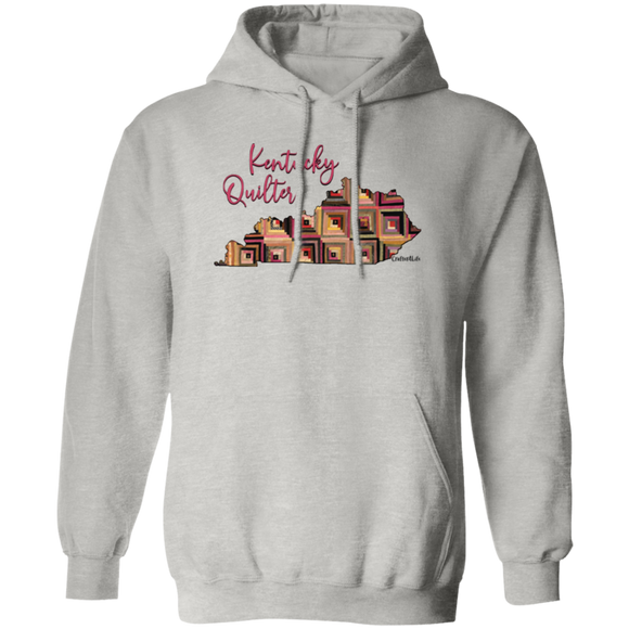 Kentucky Quilter Pullover Hoodie, Gift for Quilting Friends and Family