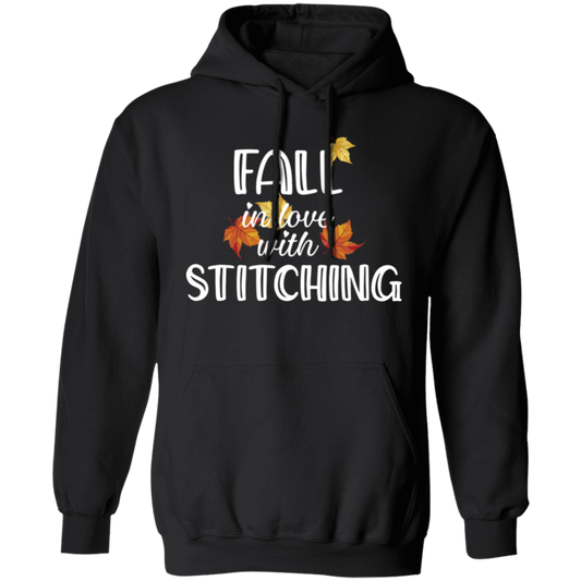 Fall in Love with Stitching Pullover Hoodie