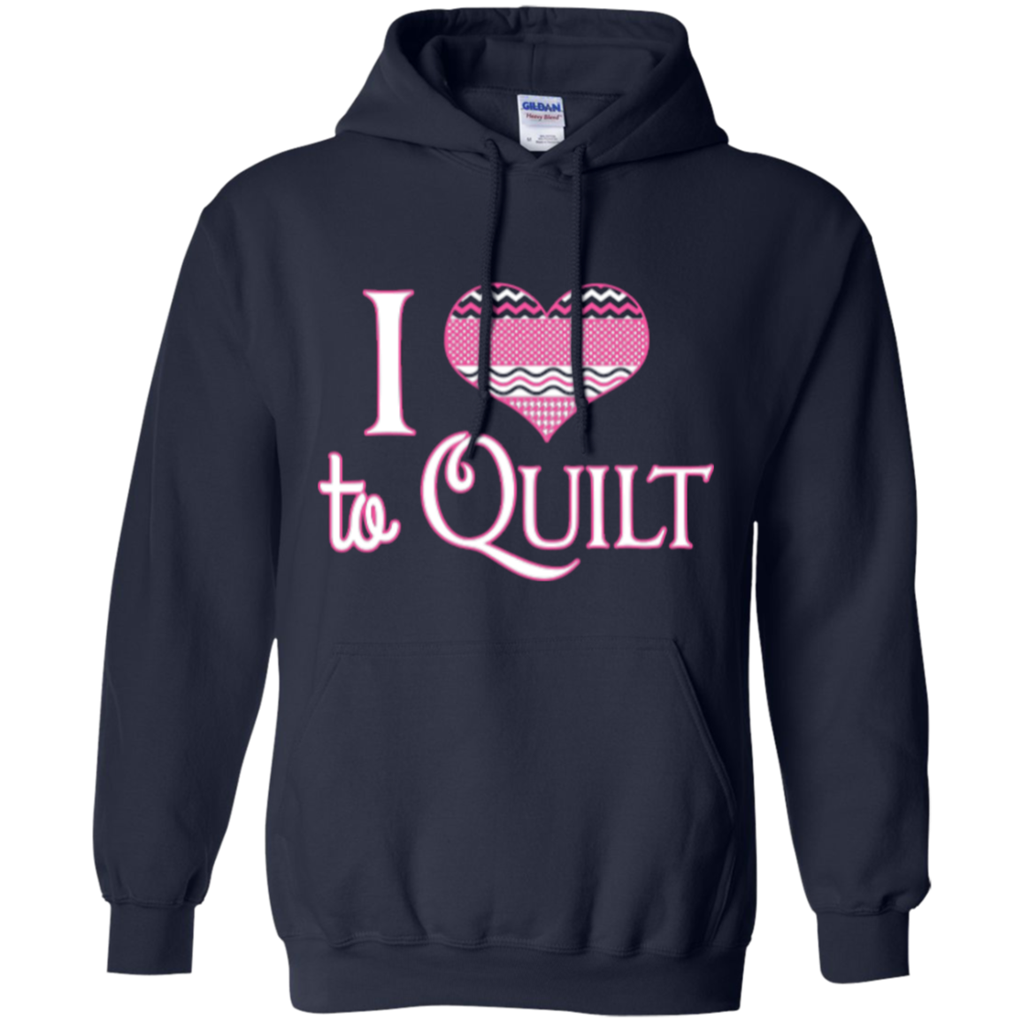 I Heart to Quilt Pullover Hoodies - Crafter4Life - 2