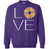 LOVE Quilting (Fall Colors) Crewneck Sweatshirts - Crafter4Life - 9