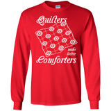 Quilters Make Better Comforters Long Sleeve Ultra Cotton T-Shirt - Crafter4Life - 7