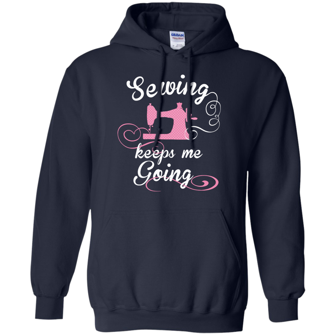 Sewing Keeps Me Going Pullover Hoodies - Crafter4Life - 3