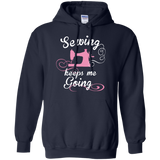 Sewing Keeps Me Going Pullover Hoodies - Crafter4Life - 3