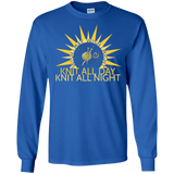 Wish I May Knit LS Ultra Cotton T-shirt