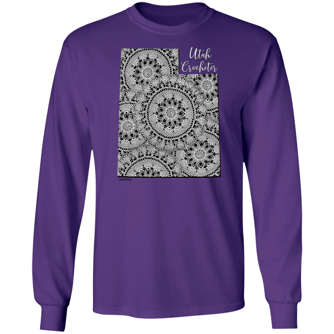 Utah Crocheter LS Ultra Cotton T-Shirt