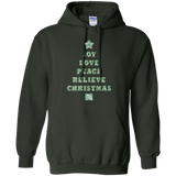 JOY Christmas Quilt Pullover Hoodie