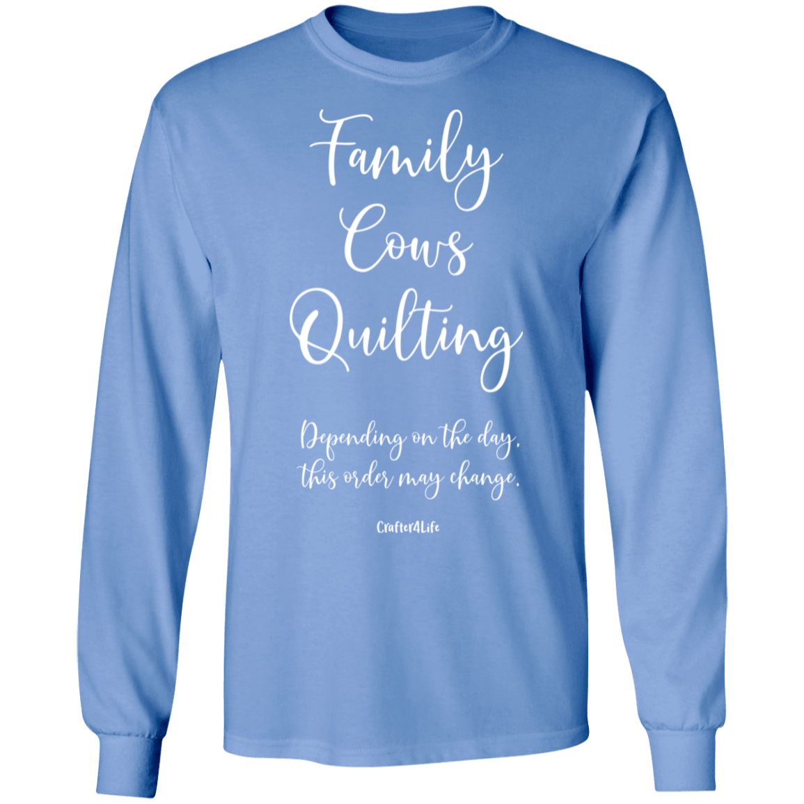 Family-Cows-Quilting LS Ultra Cotton T-Shirt