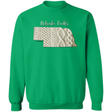 Nebraska Knitter Crewneck Pullover Sweatshirt