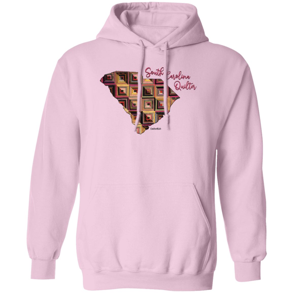 South Carolina Quilter Pullover Hoodie, Gift for Quilting Friends and Family