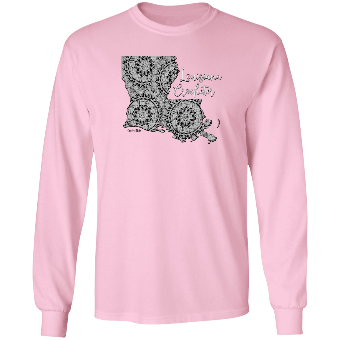 Louisiana Crocheter LS Ultra Cotton T-Shirt