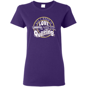 Time for Quilting Ladies T-Shirt