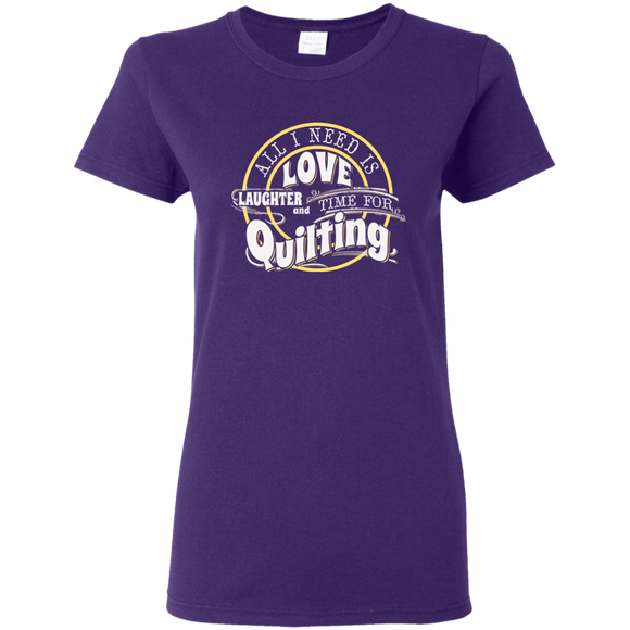 Time for Quilting Ladies T-Shirt
