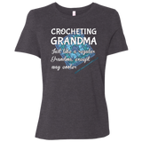 Crocheting Grandma Ladies Relaxed Jersey Short-Sleeve T-Shirt