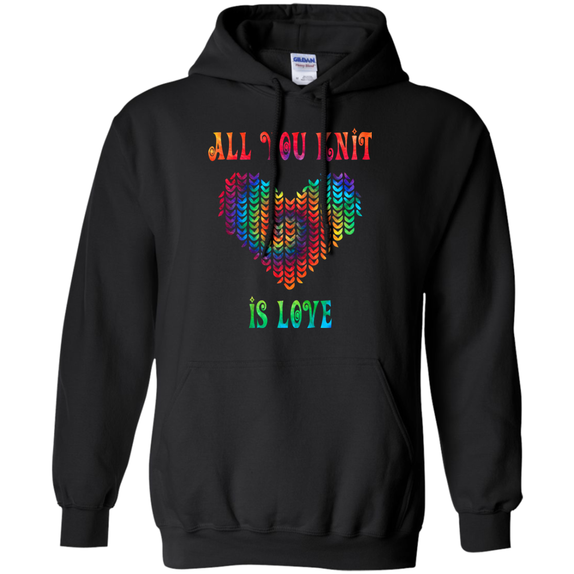 All You Knit Heart Pullover Hoodie