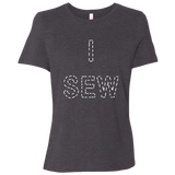 I Sew Ladies Relaxed Jersey Short-Sleeve T-Shirt
