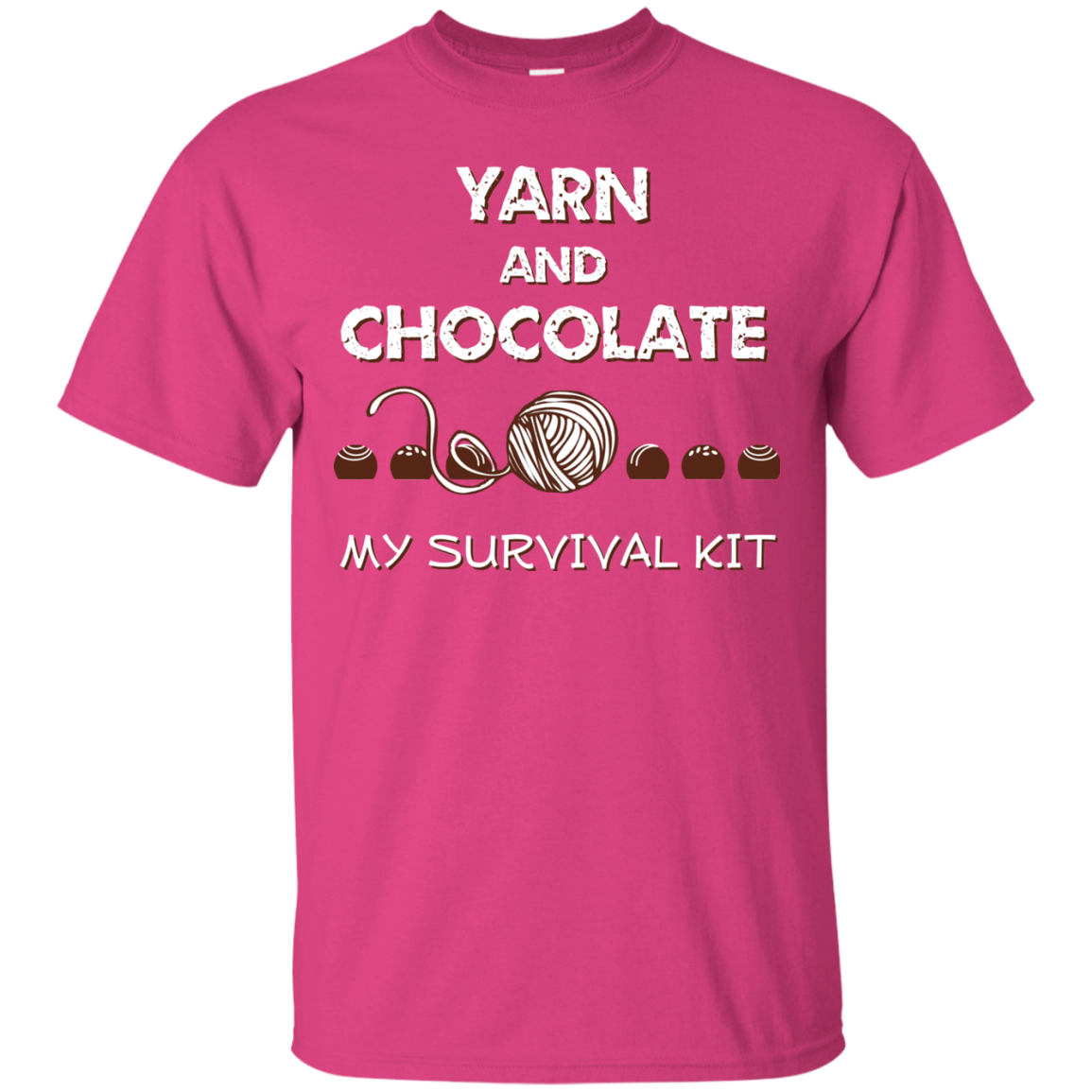 Yarn and Chocolate Ultra Cotton T-Shirt