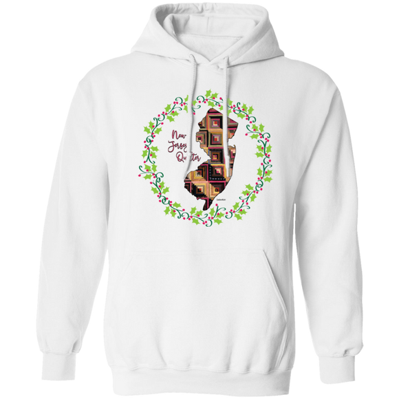 New Jersey Quilter Christmas Pullover Hoodie