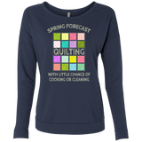 Spring Forecast:  Quilting Ladies Long Sleeve Shirts