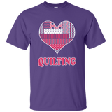Heart Quilting Custom Ultra Cotton T-Shirt - Crafter4Life - 8