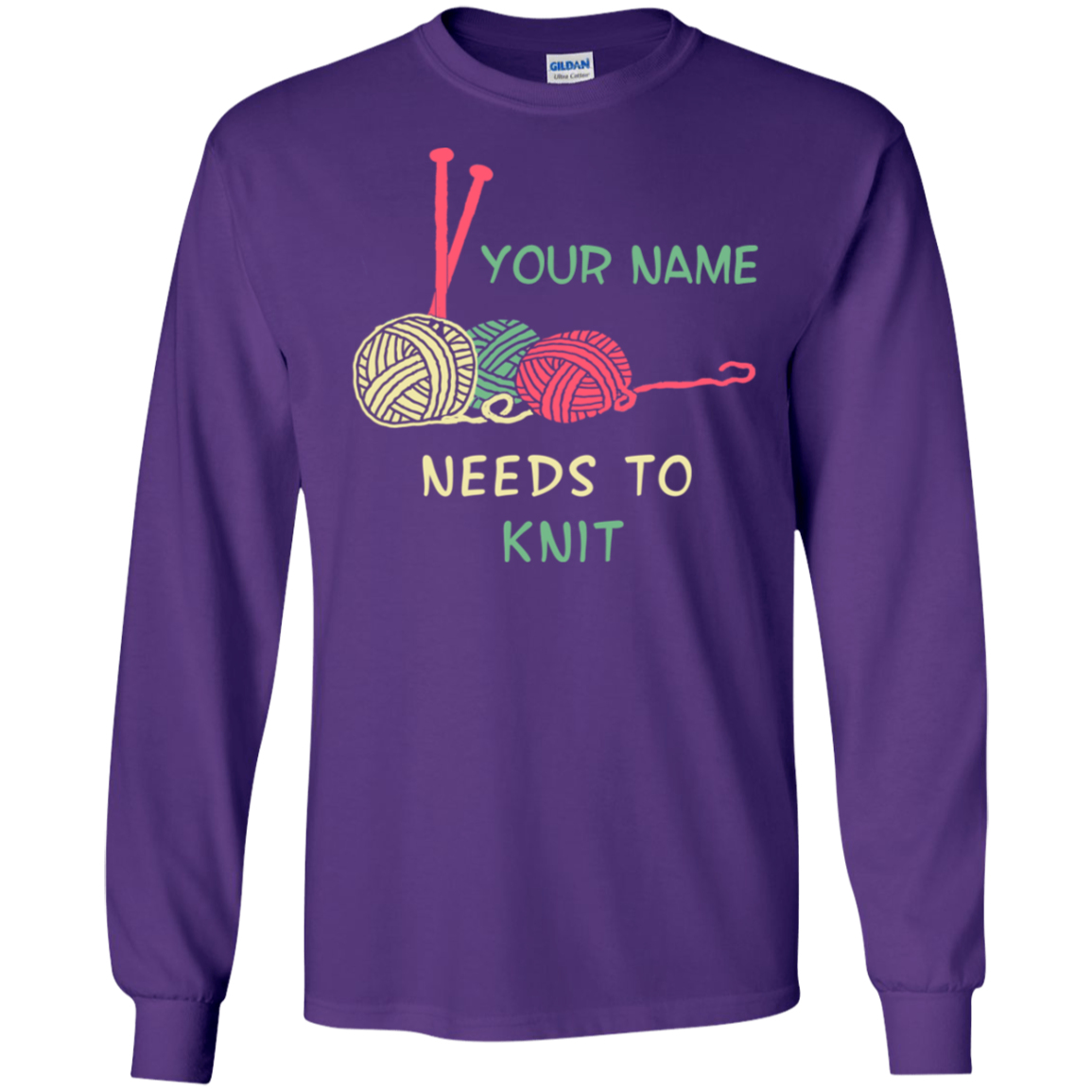 Needs to Knit - Personalized Unisex T-Shirts