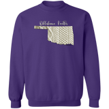 Oklahoma Knitter Crewneck Pullover Sweatshirt