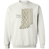 Indiana Knitter Crewneck Pullover Sweatshirt