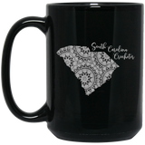South Carolina Crocheter Black Mugs