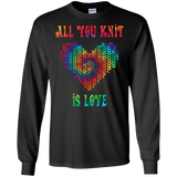 All You Knit Heart LS Ultra Cotton T-Shirt