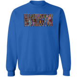Washington Crochet Crewneck Pullover Sweatshirt