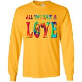 All You Knit is Love LS Ultra Cotton T-Shirt
