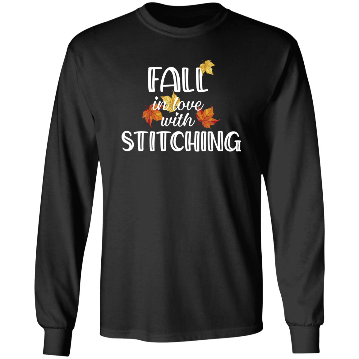 Fall in Love with Stitching LS Ultra Cotton T-Shirt