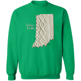 Indiana Knitter Crewneck Pullover Sweatshirt
