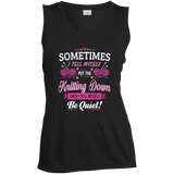 Put the Knitting Down Ladies Sleeveless V-Neck - Crafter4Life - 2