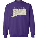 Connecticut Knitter Crewneck Pullover Sweatshirt