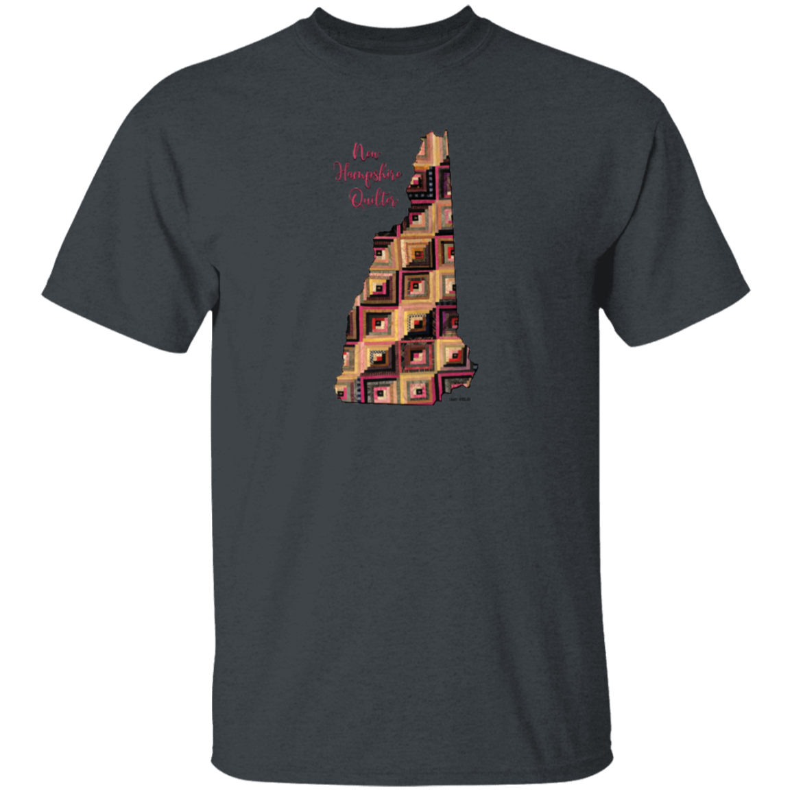 New Hampshire Quilter T-Shirt, Gift for Quilting Friends and Family