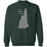 New Hampshire Crocheter Crewneck Pullover Sweatshirt