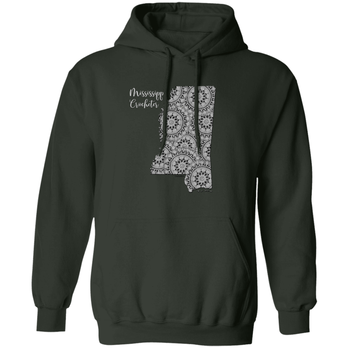 Mississippi Crocheter Pullover Hoodie