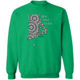 Rhode Island Crocheter Crewneck Pullover Sweatshirt