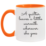 A Quilter Leaves a Little Warmth Mugs
