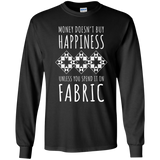 Money Doesn't Buy Happiness (Fabric) LS Ultra Cotton T-Shirt