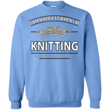 I Am Happiest When I'm Knitting Crewneck Sweatshirts - Crafter4Life - 6