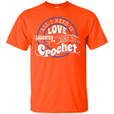Time to Crochet Custom Ultra Cotton T-Shirt - Crafter4Life - 1