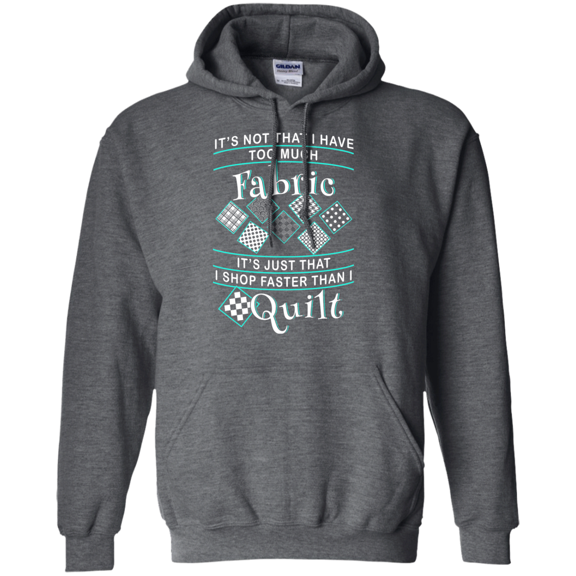 I Shop Faster than I Quilt Pullover Hoodies - Crafter4Life - 4