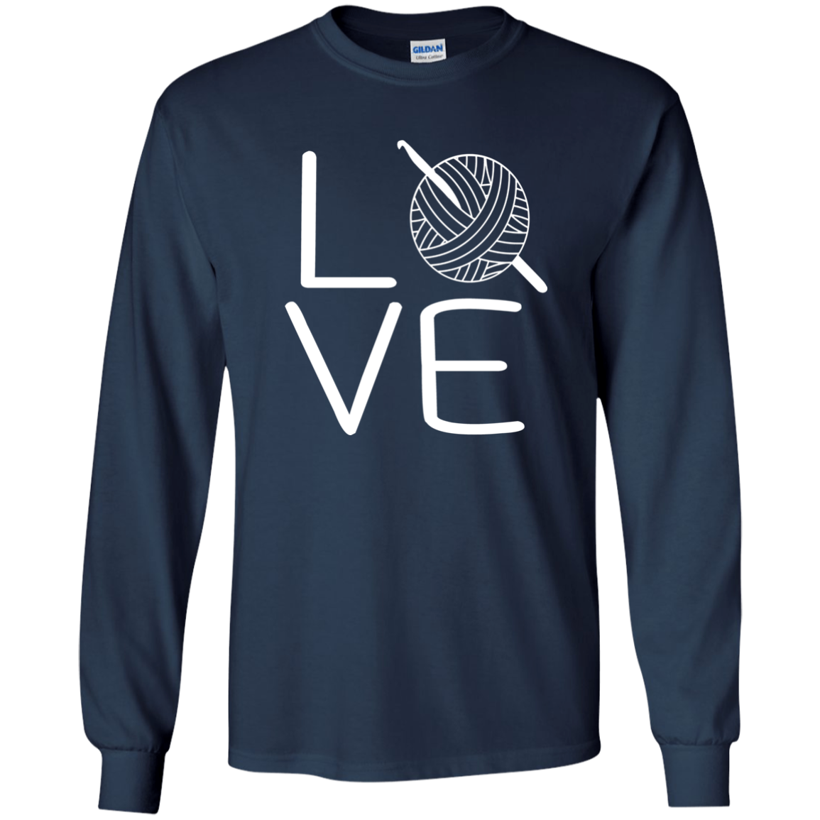 LOVE Crochet LS Ultra Cotton T-Shirt