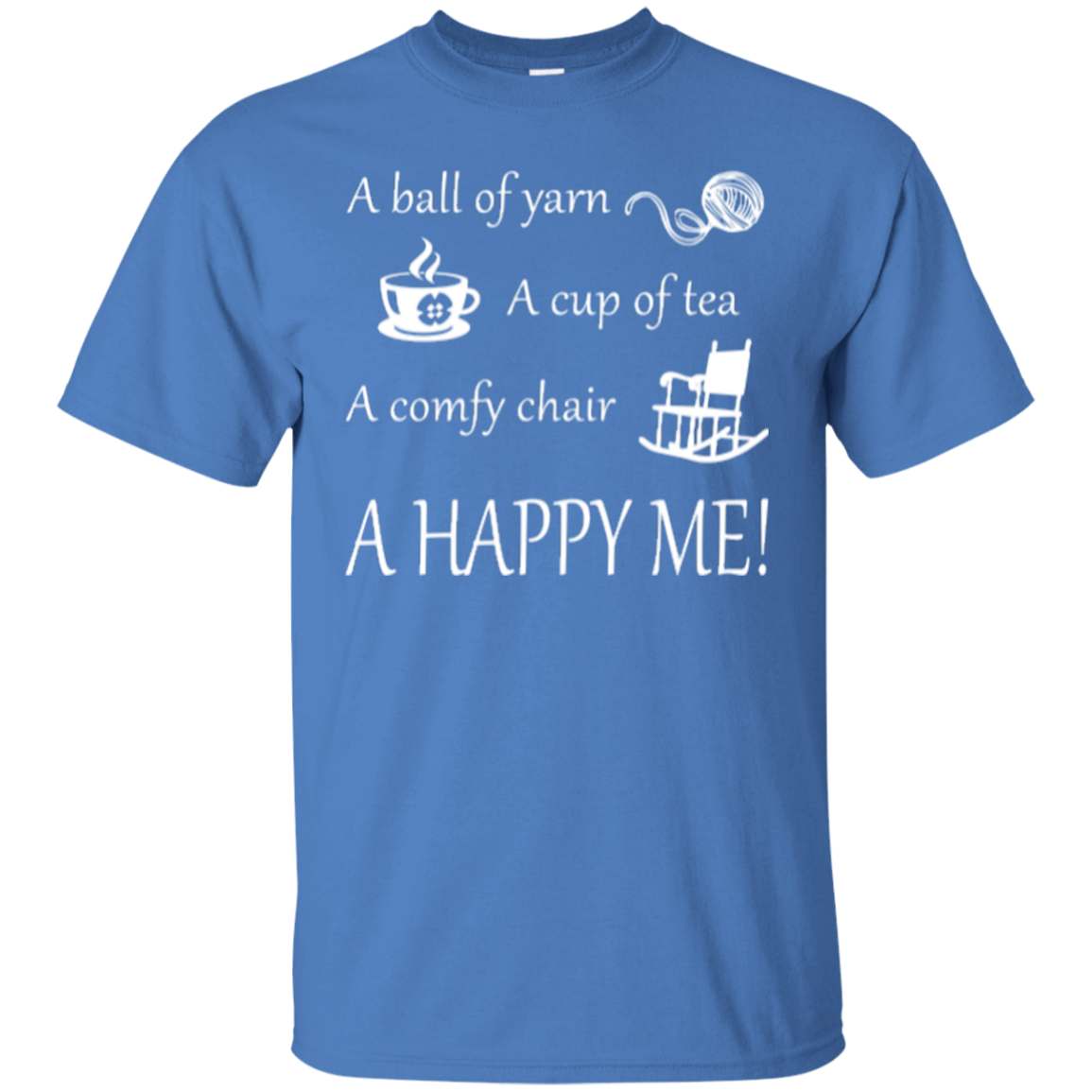 A Happy Me Custom Ultra Cotton T-Shirt - Crafter4Life - 7