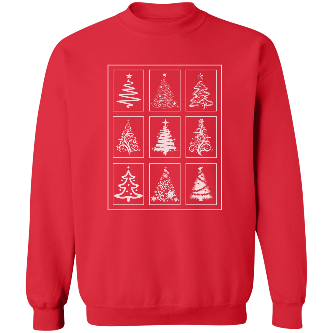 Christmas Tree Quilt Sweatshirt