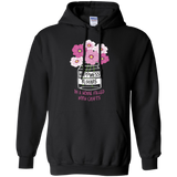 Happiness Blooms with Crafts Pullover Hoodie 8 oz - Crafter4Life - 2